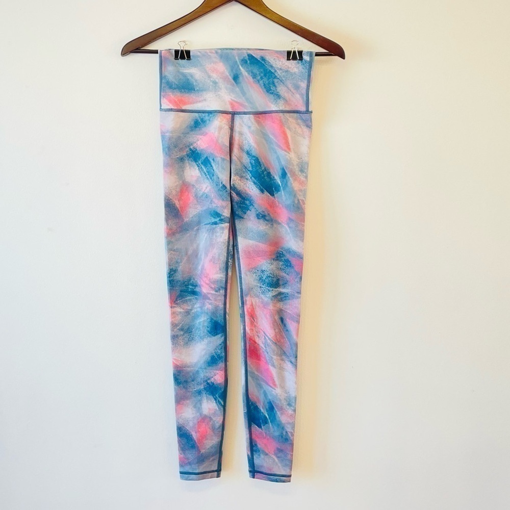 ❤️ IVIVVA BY LULULEMON Girl’s Blue Pink Legging M22